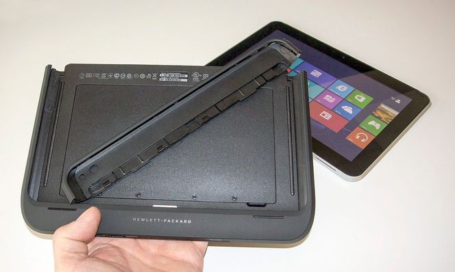 Beskyttet: HP har laget en bra beskyttelsesjakke til ElitePad-en som også gir flere porter og mer batteritid, men den er dyr.