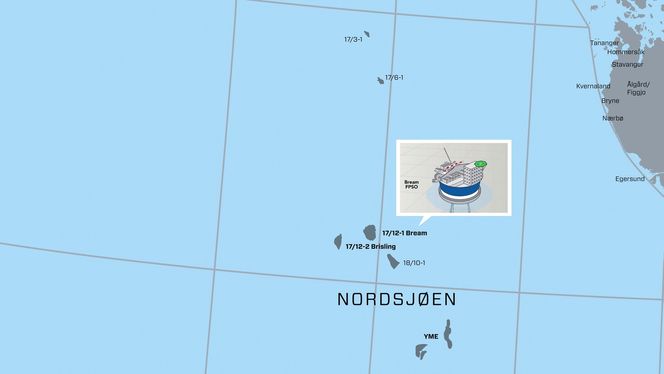 Yme kan bli bygget ut sammen med Bream-feltet ikke langt unna.