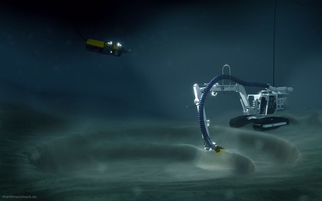 PLANERER: Selskapet driver også med planering på havbunnen for å gi plass til nye plattformer.