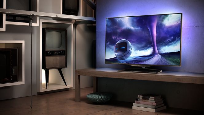 Philips-TV-en kommer med Ambilight.
