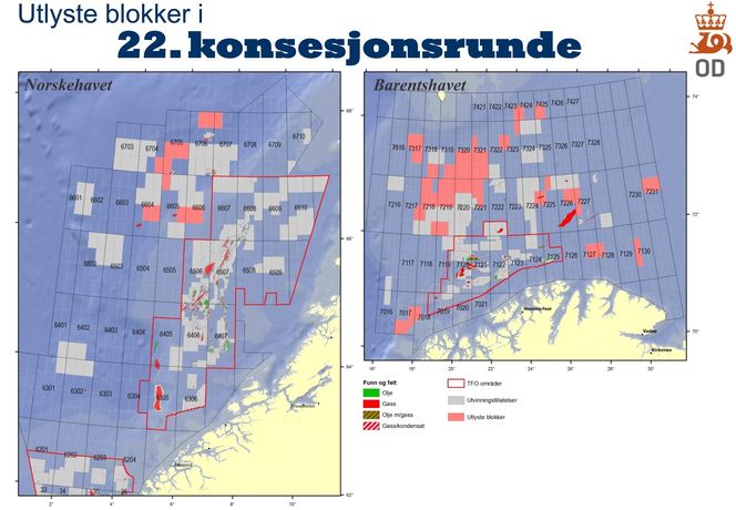 De to lisensene som ligger øverst på Barentshavs-kartet, lisens 615B og 723, ligger nord for den 74. breddegrad. Det lyse området under og mellom disse lisensene huser lisens 615, der Statoil skal bore sitt Apollo-prospekt til neste år.