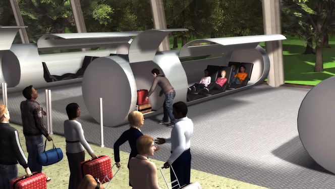 Slik vil ETTs kapsler se ut på innsiden med til seks personer samt bagasje.