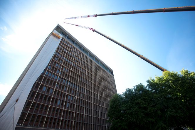 RIVES ELLER BEVARES? Det er ett av spørsmålene det skal tas stilling til i konseptvalgutredningen Metier, OPAK og LPO Arkitekter skal utarbeide. FOTO: Håkon Jacobsen