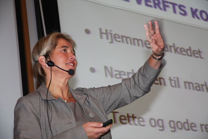 Anne Jorunn Møkster i Simon Møkster Shipping bygger helst skip ved verft som har lange tradisjoner og høy faglig stolthet.