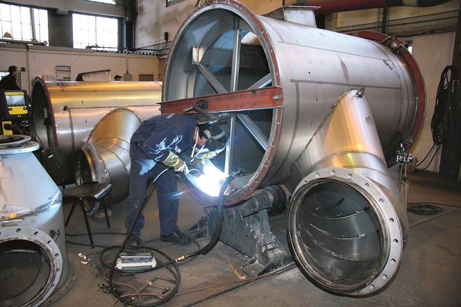 Vask: Scrubbere fra blant andre Wärtsilä Hamworthy i Moss er viktige bidragsytere for å få ned utslipp. Scrubbere vasker eksosen og fjerner blant annet svovel og sot.