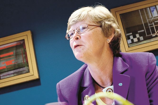 Ser problemet: Marianne Harg, president i Tekna, mener ingeniører ønsker større fagmiljøer fordi det er lettere og mer inspirerende.