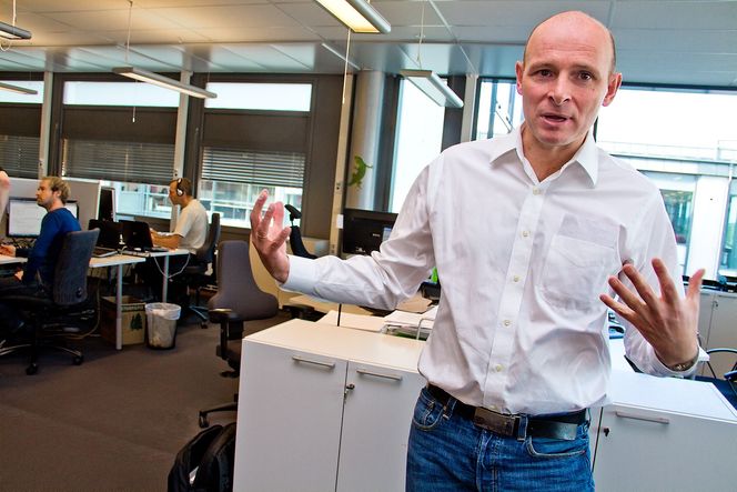 Store planer: Geir Førre i Energy Micro sikter mot en milliard dollar i omsetning i 2020. &lt;br /&gt; Foto: Jörgen Skjelsbæk