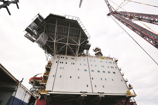 Ukjent skjebne: Dersom ikke plattformen er reparerbar, må en ny innretning inn. foto: Maiken Ree