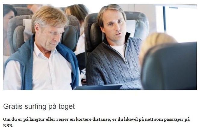 GRATIS PRATING: Om du ikke kommer på nett er det gratis å prate med andre passasjerer.