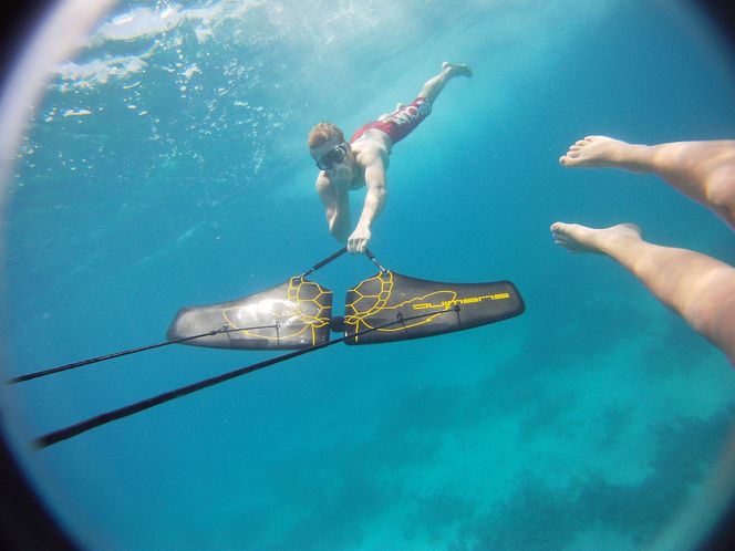 EGYPT: Simon Sivertsen tester Subwing i Hurghada, Egypt, juli 2012.