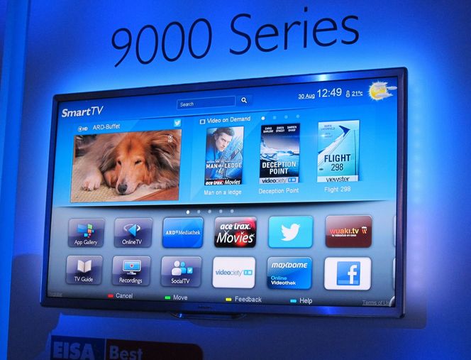 Topp TVTOPPEN AV TV:  Den nye toppmodellen i 9000-serien har et eksepsjonelt godt bilde.