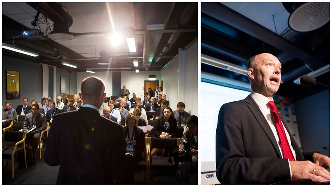 PÅDRIVER: Konserndirektør for leting, Tim Dodson, pusher på for teknologiutvikling for å takle de ekstreme forholdene i Arktis.