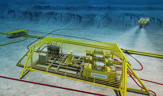 PÅ DYPT VANN: Siemens jobber for å kunne levere denne enheten på markedet om få år. Subsea power grid skal dimensjoneres for å håndtere strømdistribusjon på 3000 meters dyp.