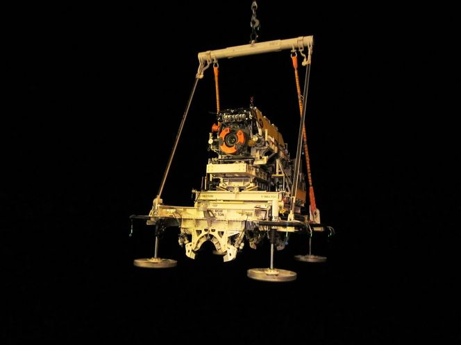 Den spesialbygde sveiseroboten fungerte perfekt under operasjonen.