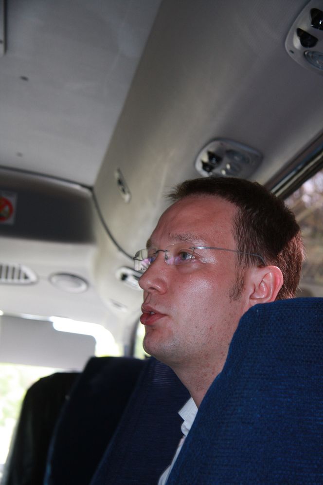 Best i Murmansk MULIGHETER: Forretningsutvikler Mikhail Puliaevskii i Kværner har reist rundt og lett etter egnete steder å bygge opp et verft for betongplattformer i Nordvest-Russland.