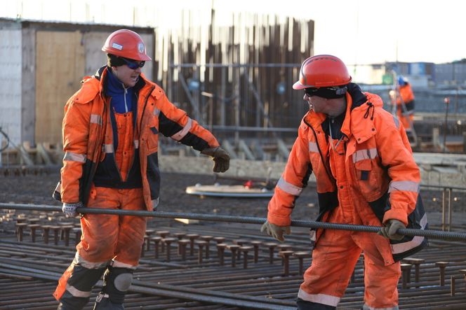 TUNGT: Det er 19.000 tonn armeringsstål i betongplattformen.