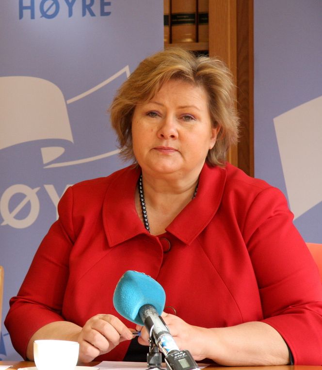 – Symbolpolitikk SYMBOLPOLITIKK: Høyre-leder Erna Solberg kaller Lofoten-kompromisset symbolpolitikk. (FOTO: Maiken Ree)