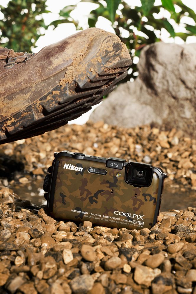 FeltkameraNikon AW100.