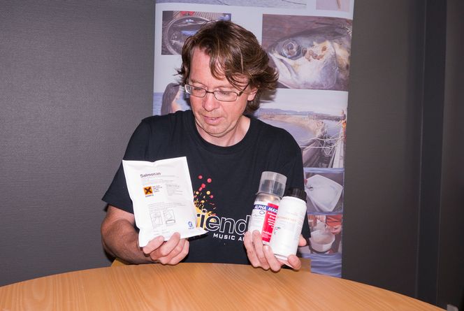 MEDISINMANN: Biologen Baard Johannessen har patentert en ny kombinasjonsmetode for å knekke lakselus som er blitt resistemt mot de tradisjonelle giftstoffene.
