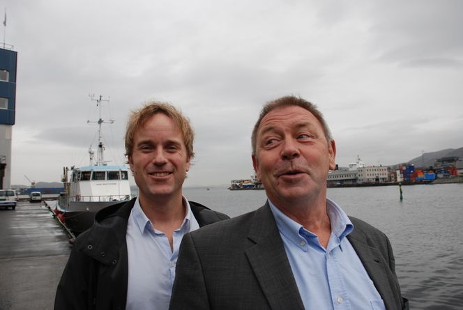 SATSER PÅ FORNYBAR-BOOM: Parallelt med utviklingen av Promaps med Statnett, jobber Arne Bruflat Svendsen og Yngve Aabø i Goodtech med et kommersielt produkt de håper å se på markedet innen to år.