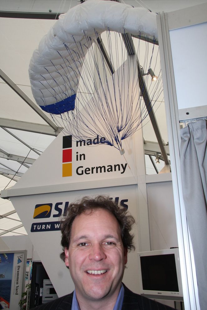SEILER: Adm. dir Stephan Wrage i SkySail.