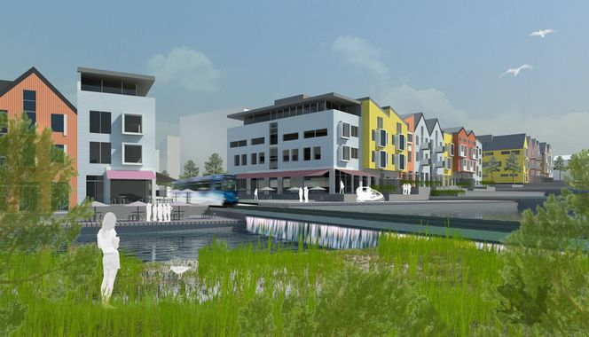 TUN: Code ser for seg at det bygges tun der en mindre gruppe hus har et eget bygg med fellesfunksjoner. Vaskeri, lekerom, arbeidsrom og storkjøkken kan plasseres i disse fellesbyggene.