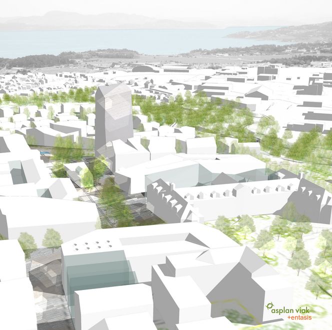 TUN: Code ser for seg at det bygges tun der en mindre gruppe hus har et eget bygg med fellesfunksjoner. Vaskeri, lekerom, arbeidsrom og storkjøkken kan plasseres i disse fellesbyggene.