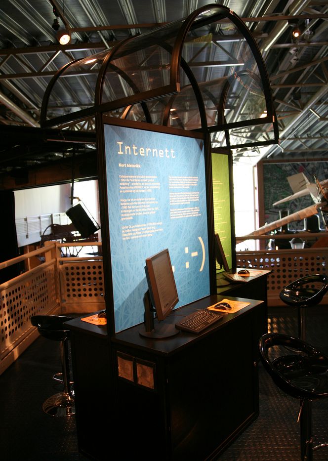 Norges rolle HER: Og der! Der har museet noe om internett. Men så lite?