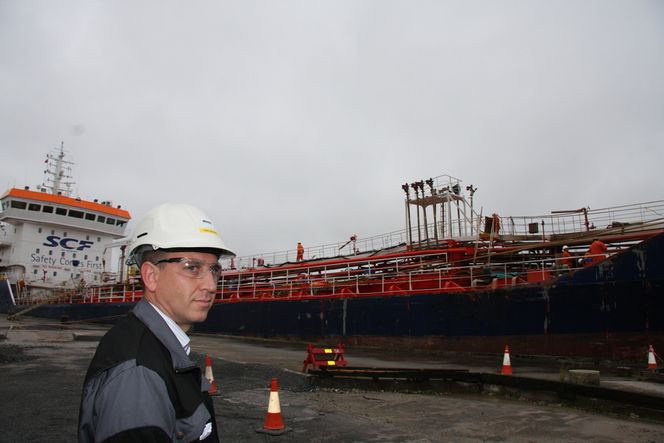 Varslet: HMS og kvalitetsansvarlig ved Oleon, Erik Røyeng, reagerte da DVS og skipet ikke hadde god nok sikerhetsplan før lastingen skulle begynne 9. augst.
