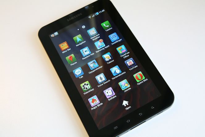 Android 2.2 er ikke brett-tilpasset på noe vis, men fungerer likevel ganske bra. FOTO: Stein Jarle Olsen