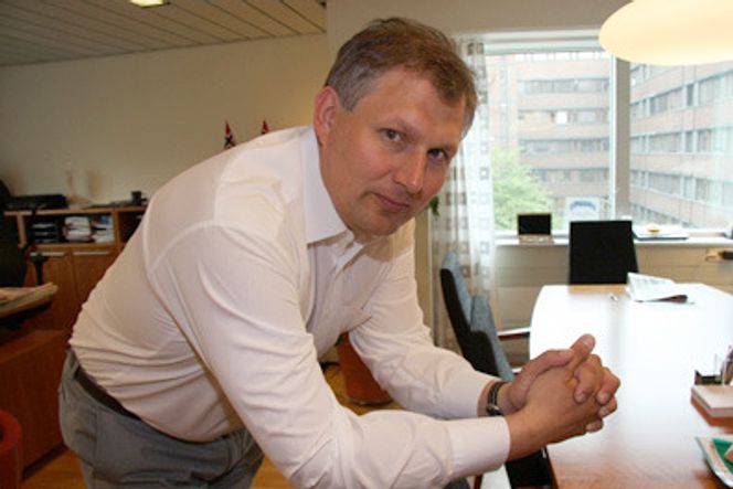 Ignorerer amin-kritikken RIKTIG: - Det finnes ingen konklusjoner på at det ikke er riktig å gå videre med denne teknologien, sier olje- og energiminister Terje Riis-Johansen. (FOTO: Truls Tunmo)