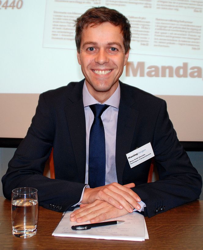 Vil fjerne hindrene INGEN BEGRENSNING: Leder i transportkomiteen, Knut Arild Hareide, vil fjerne begrensningene for en eventuell høyhastighetsbane i fremtiden.