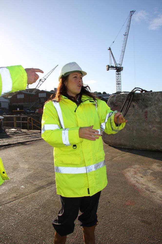 Grønn økonomi DYPVANNSKAI: Falmouth er ett av de få stedene det er tilgang på dypvannskai. Ifølge Amanda Pounds fra Falmout Docks er planene klare for å bygge ut og lage kai spesielt for fornybarindustri som bølger og vind.