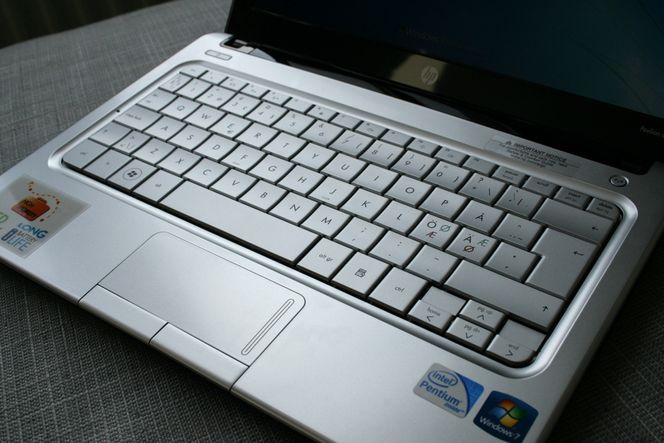 HPs tastatur overrasket oss ved å være svært bra.