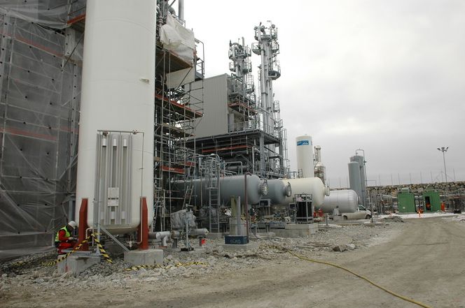 Tidlig inn med driftspersonell CO2-RENSING: Aminrenseanlegget for å fjerne CO2 fra gassen.