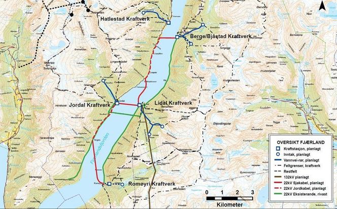– Negativt for landskapetSMÅKRAFT: Her i Fjærlandsfjorden skal det installeres store mengder småkraft.