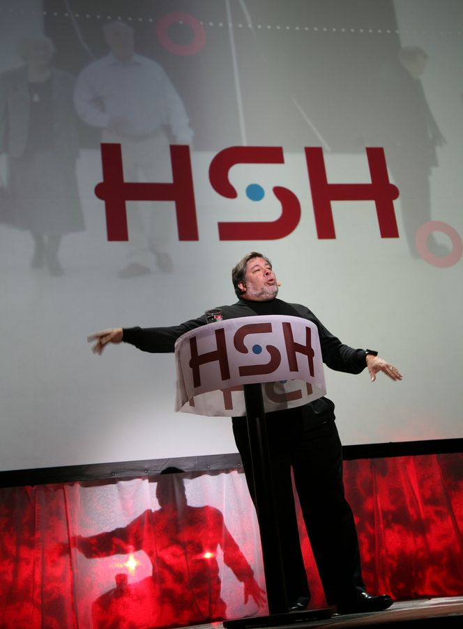 Litt utro Steve Wozniak, medgründer av Apple.