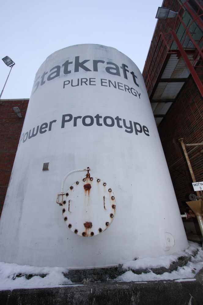 Ett tiår med saltkraft PROTOTYPE: Dette er Statkrafts saltkraftverk på Hurum.