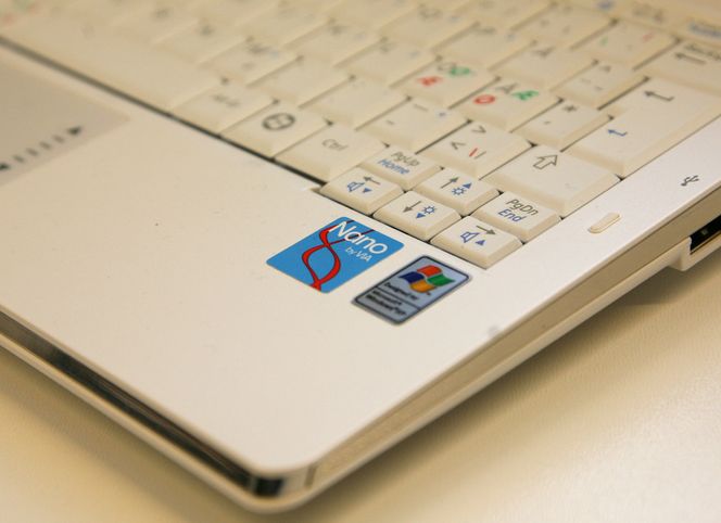 BYTTE: Samsung har valgt VIA Nano-prosessor på NC20. Legg også merke til plasseringen av Windows-tasten.