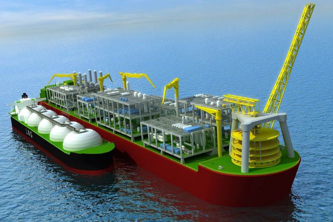 Shell har bygget et helt nytt FLNG-fartøy, Prelude. Gigantanlegget er 488 meter langt og er nå til utrustning.