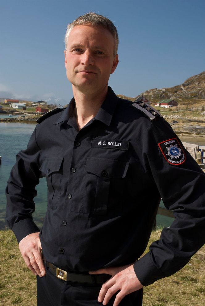 Bør ikke nå land Brannmester Nils Ove Sollid i Tromsø.