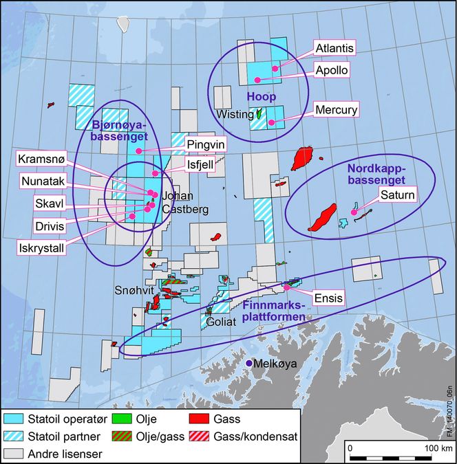 Statoil har boret 12 letebrønner i sin letekampanje i Barentshavet i 2013 og 2014. Kun ett av funnene er regnet som kommersielt, Drivis, tilknyttet Johan Castberg.
