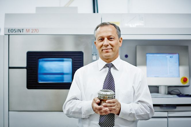 Bedre: – SLM-fremstilte produkter er bedre enn de som produseres med tradisjonelle metoder, sier teknologidirektør Vladimir Navrotsky i Siemens Industrial Machinery.