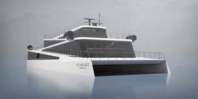 Spektakulært skip for spektakulære fjorder og fjell.