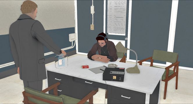 Overflatene: Scenen med teksturer, men uten lys, skygger, refleksjoner osv.