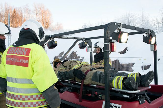 Jevnlige øvelserArgoen kan frakte skadede mennesker ut av jernbanetunnelen.
