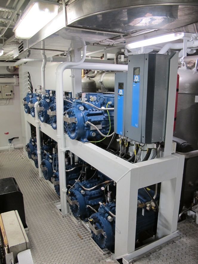 Kuldeaggregatet i MTr. Roaldnes utviklet av Kuldeteknisk.