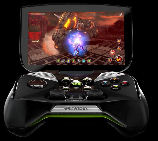 Den kommende, Android-baserte spillkonsollen Nvidia Project SHIELD er basert på Tegra 4. Bilde: Nvidia