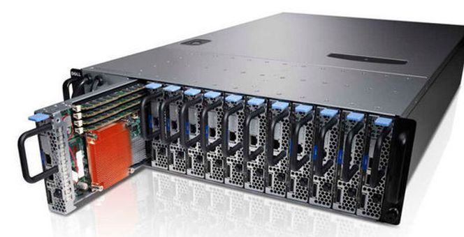 Dells Poweredge c5125 er et eksempel på en løsning basert på mikroservere. Bilde: Dell