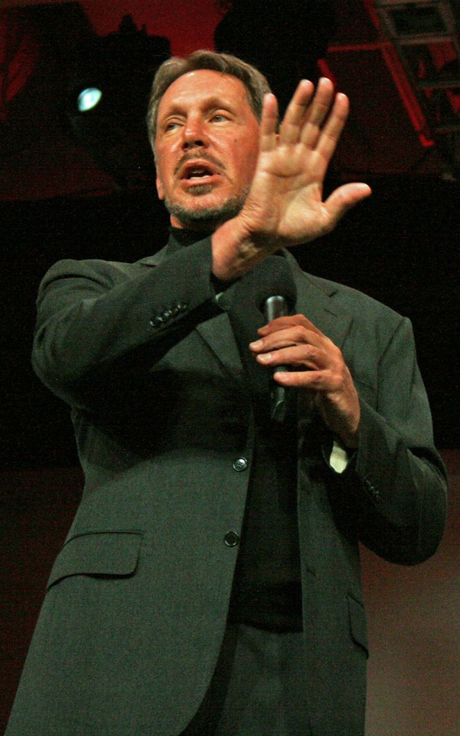 Analytikere spør seg om det er AMD Oracle-sjef Larry Ellison tenker på. Bilde: chang_sen (Oracle, Flickr)